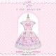 Mademoiselle Pearl Sanrio Hello Kitty Bow Themed JSK and OPs(Reservation/Full Payment Without Shipping)